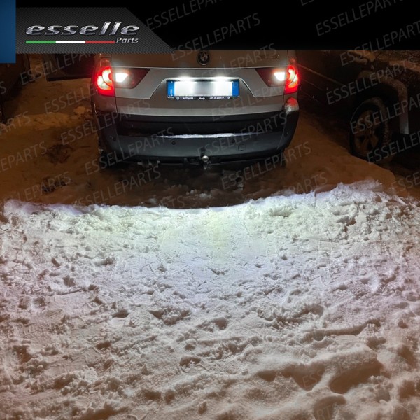 Placchette Luci targa 18 LED Canbus BMW X3 E83