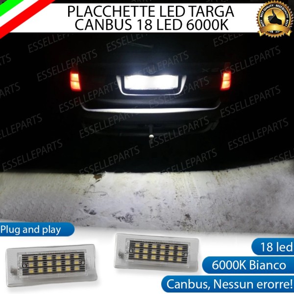 Placchette Luci targa 18 LED Canbus BMW X5 E53