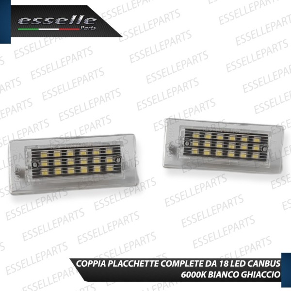 Placchette Luci targa 18 LED Canbus BMW X5 E53