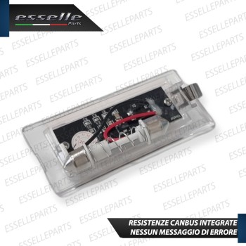 Placchette Luci targa 18 LED Canbus BMW X5 E53