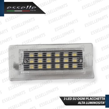 Placchette Luci targa 18 LED Canbus BMW X5 E53