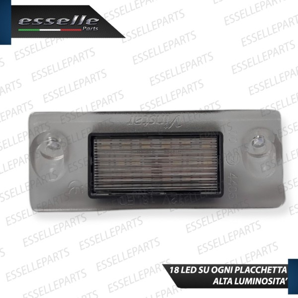 Placchette Luci targa 18 LED Canbus AUDI A4 B5