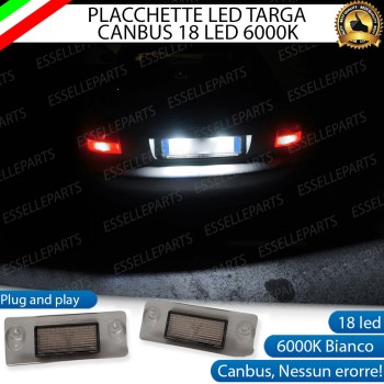 Placchette Luci targa 18 LED Canbus AUDI A3 8L