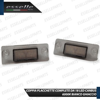 Placchette Luci targa 18 LED Canbus AUDI A3 8L