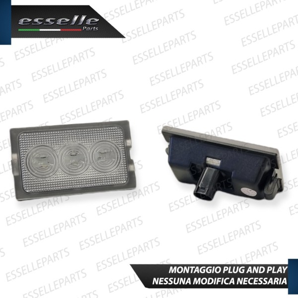 Placchette Luci targa 18 LED Canbus AUDI A3 8L