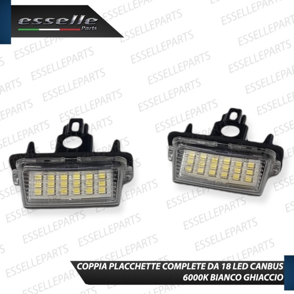 Placchette Luci targa 18 LED Canbus TOYOTA AURIS I RESTYLING