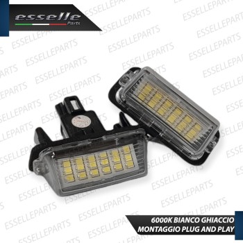 Placchette Luci targa 18 LED Canbus TOYOTA AURIS I RESTYLING