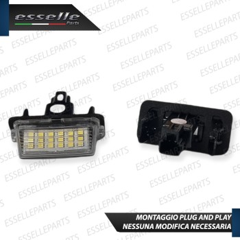 Placchette Luci targa 18 LED Canbus TOYOTA AVENSIS T27