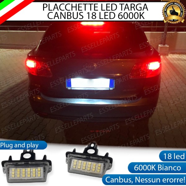 Placchette Luci targa 18 LED Canbus TOYOTA AVENSIS T27 RESTYLING