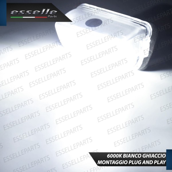 Placchette Luci targa 18 LED Canbus TOYOTA YARIS III