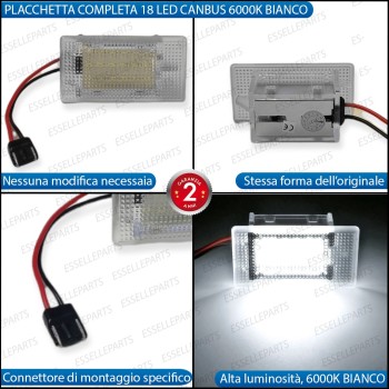 Placchetta Vano Bagagli LED 6000K CANBUS per FORD C-MAX MK1