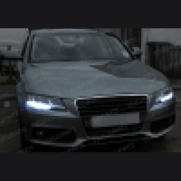 Set 4 Luci Posizione Diurne 18 LED 6000K Canbus P13W Audi A4 B8 Allroad Pre-Restyling