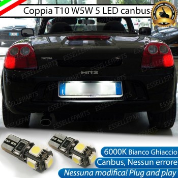 Luci targa 5 LED Canbus