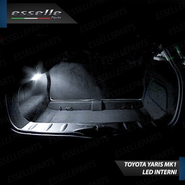 Led interni + Targa TOYOTA YARIS MK1