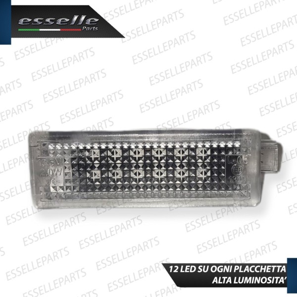Coppia Placchette Vano Piedi 12 LED RGB CANBUS MULTICOLORE con TELECOMANDO