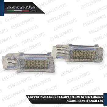 Coppia Placchette Antipozzanghera LED 6000K CANBUS per MERCEDES SLK R172