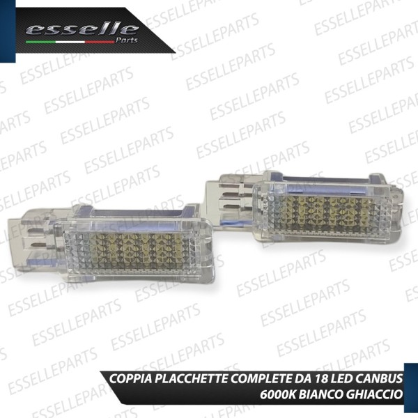 Coppia Placchette Antipozzanghera LED 6000K CANBUS per MERCEDES CLASSE C W203
