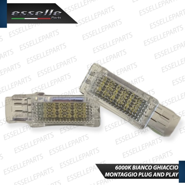 Coppia Placchette Antipozzanghera LED 6000K CANBUS per MERCEDES CLASSE C W203