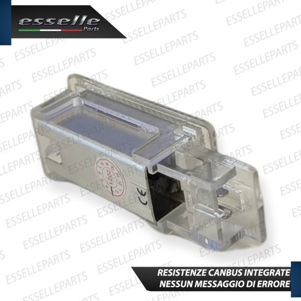 Coppia Placchette Vano Piedi POSTERIORE LED 6000K CANBUS per MERCEDES GLA X156