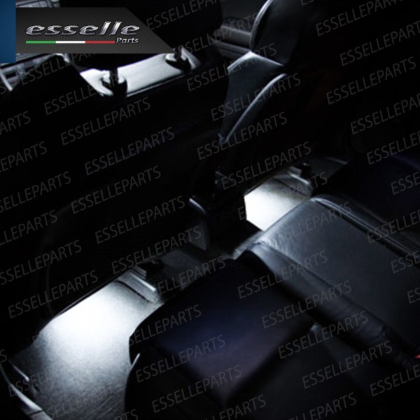 Coppia Placchette Vano Piedi POSTERIORE LED 6000K CANBUS per MERCEDES GLA X156