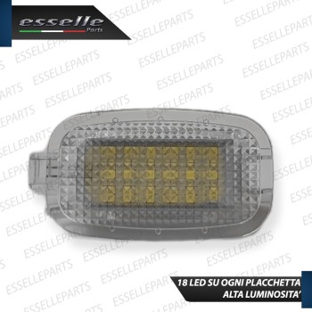 Coppia Placchette Alette Parasole LED 6000K CANBUS per MERCEDES CLASSE A W176
