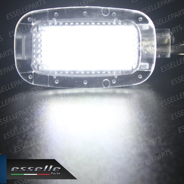 Coppia Placchette Alette Parasole LED 6000K CANBUS per MERCEDES SLK R172