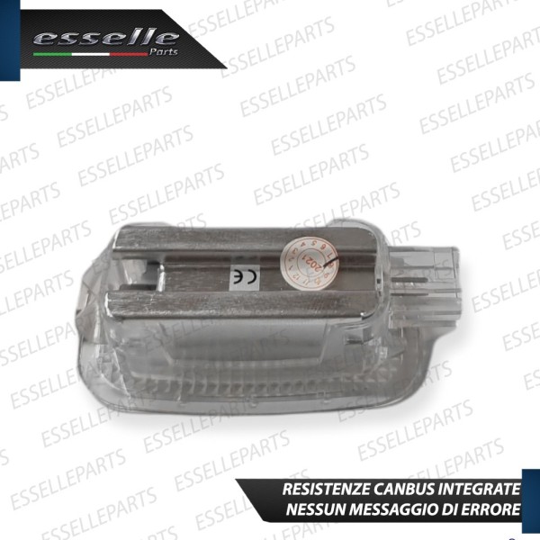 Coppia Placchette Vano Piedi ANTERIORE LED 6000K CANBUS per MERCEDES CLASSE A W176