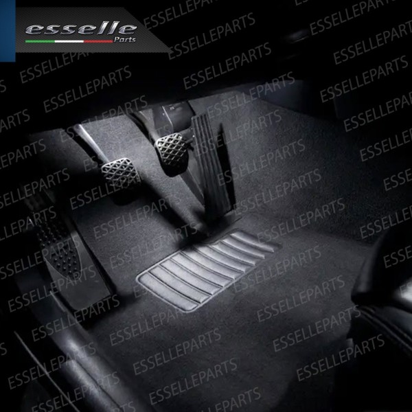 Coppia Placchette Vano Piedi ANTERIORE LED 6000K CANBUS per MERCEDES CLASSE A W176