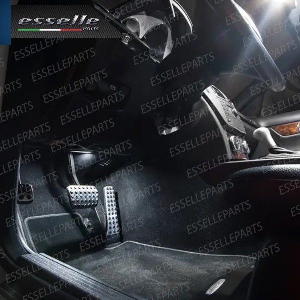 Coppia Placchette Vano Piedi LED 6000K CANBUS per MERCEDES VIANO W639