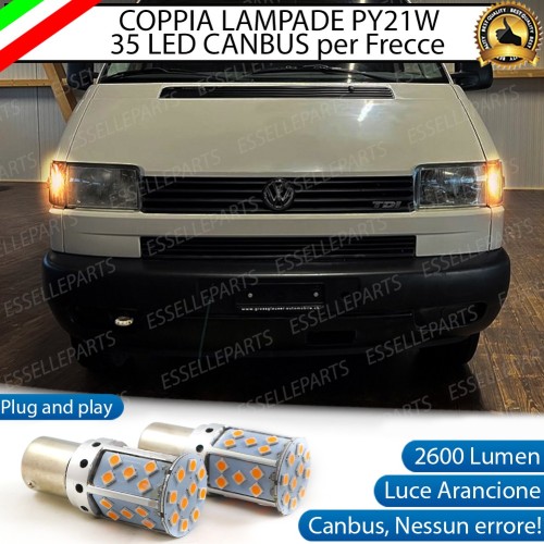 Frecce Anteriori 35 LED Canbus VW Multivan TRANSPORTER T4 con Plastica Trasparente