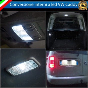 Kit LED interni + Luci targa LED 6000K bianco Canbus Per Vw Caddy MK3