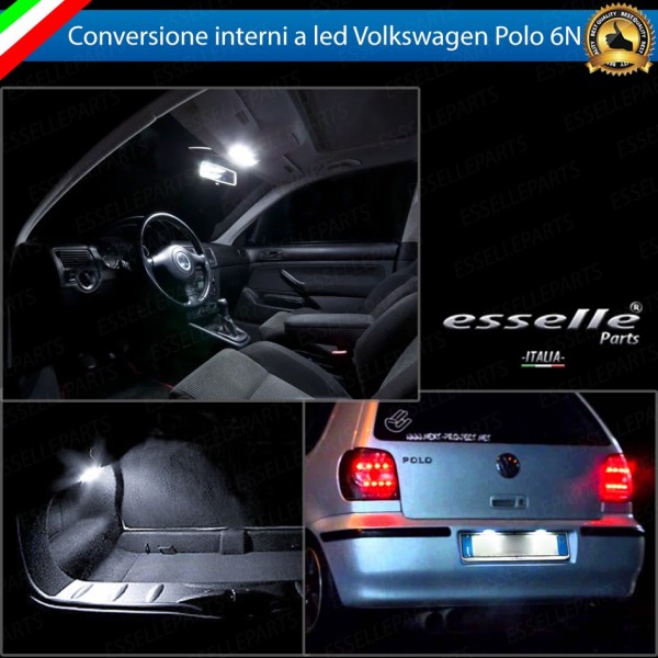 Led interni + Targa VW POLO 6N