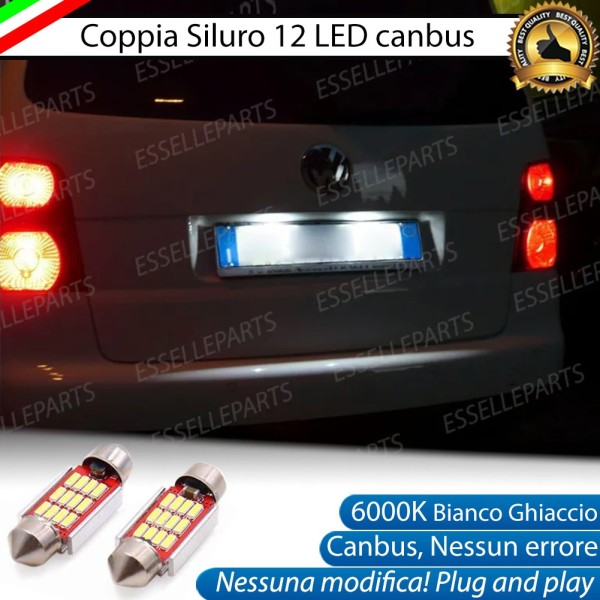 Luci Targa 12 LED Canbus 6000K per VW TOURAN V2