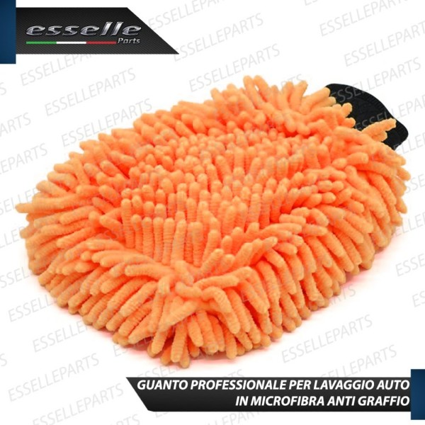 GUANTO IN MICROFIBRA PER LAVAGGIO CARROZZERIA PARABREZZA ANTI GRAFFIO