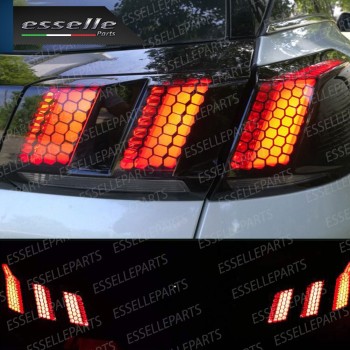 2 Pellicole Adesiva Nido D'Ape Nero Lucido Fari 30 X 47 Cm Per Auto