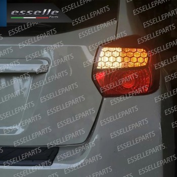 2 Pellicole Adesiva Nido D'Ape Nero Lucido Fari 30 X 47 Cm Per Auto