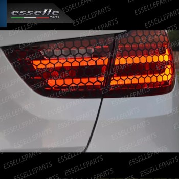 2 Pellicole Adesiva Nido D'Ape Nero Lucido Fari 30 X 47 Cm Per Auto