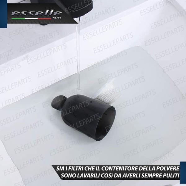 ASPIRAPOLVERE SENZA FILI PER AUTO RICARICABILE DA 120 W BATTERIA INCLUSA 2000 mAh