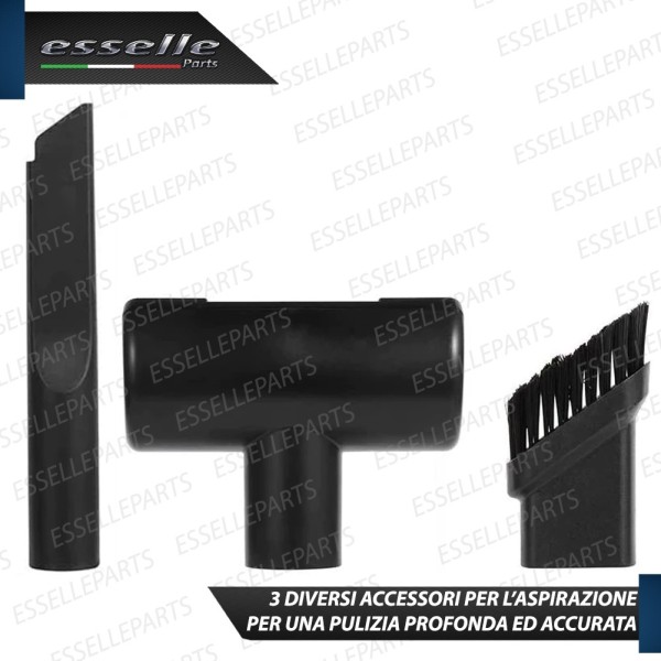 ASPIRAPOLVERE SENZA FILI PER AUTO RICARICABILE DA 120 W BATTERIA INCLUSA 2000 mAh