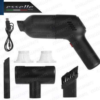 ASPIRAPOLVERE SENZA FILI PER AUTO RICARICABILE DA 120 W BATTERIA INCLUSA 2000 mAh