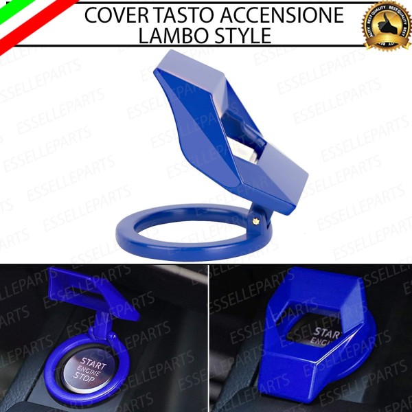 Cover - BLU - per Pulsante Accensione Stile Lamborghini