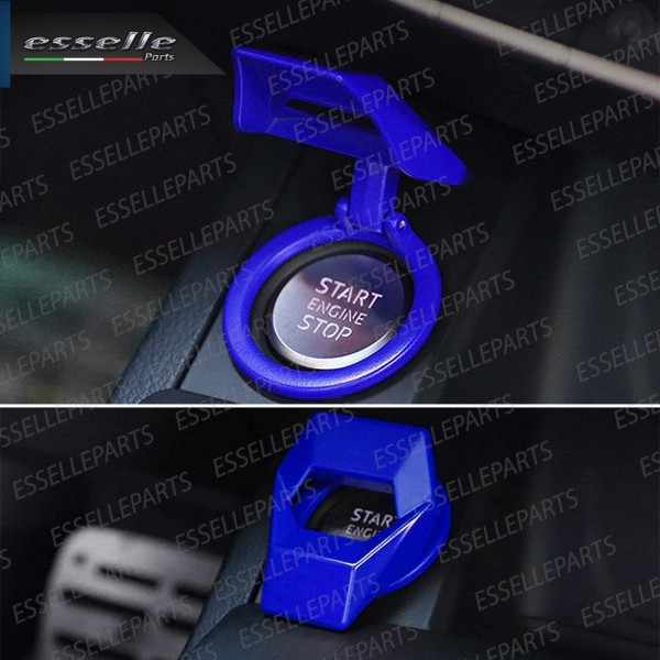 Cover - BLU - per Pulsante Accensione Stile Lamborghini