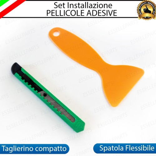 Kit per Pellicole Wrapping Taglierino + Spatola
