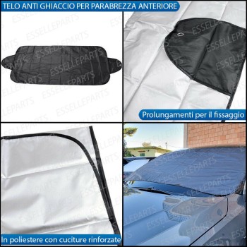 TELO ANTI GHIACCIO GELO PIOGGIA NEVE PARABREZZA IMPERMEABILE IN POLIESTERE TELO ANTI GHIACCIO GELO PIOGGIA NEVE PARABREZZA IMPERMEABILE IN POLIESTERE