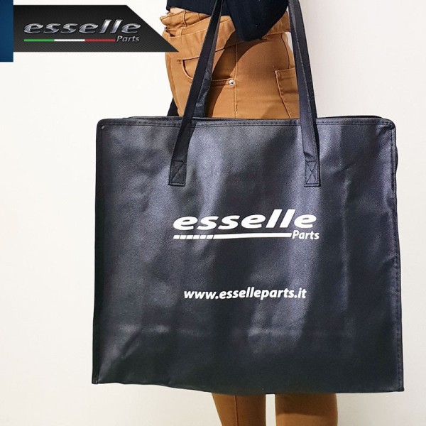 Borsa personalizzata "EsselleParts" Nera in materiale resistente