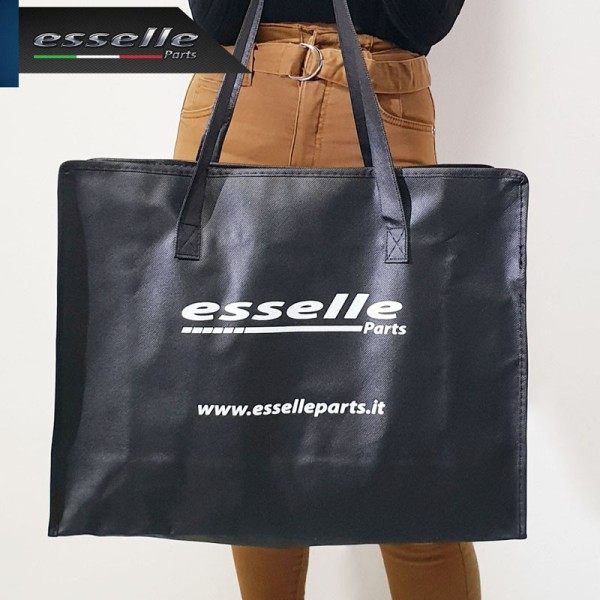 Borsa personalizzata "EsselleParts" Nera in materiale resistente