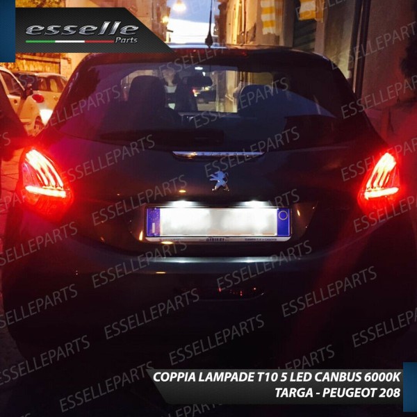 Luci targa 5 LED Canbus