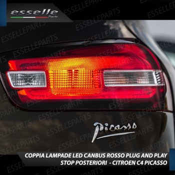 Coppia Lampade LED BAY15D Stop / Posizione Posteriori per CITROEN C4 PICASSO II Coppia Lampade LED BAY15D Stop / Posizione Posteriori per CITROEN C4 PICASSO II