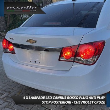 4 X Lampade LED BAY15D Stop Posizione Posteriori per CHEVROLET CRUZE J300 4 X Lampade LED BAY15D Stop Posizione Posteriori per CHEVROLET CRUZE J300
