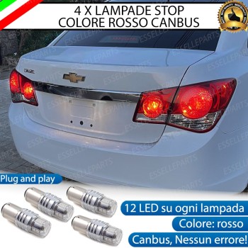 4 X Lampade LED BAY15D Stop Posizione Posteriori per CHEVROLET CRUZE J300 4 X Lampade LED BAY15D Stop Posizione Posteriori per CHEVROLET CRUZE J300